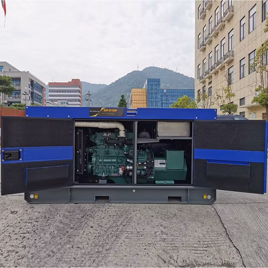 Segnale silenzioso Fase impostata Generatore 20kw Generatore di corrente 20kw 25kw Generatore diesel impostato 25kVA con motore di marca internazionale