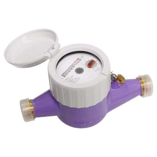 Contatore per acqua in ottone a getto multiplo rotante Dail IP68 R160 a 360°